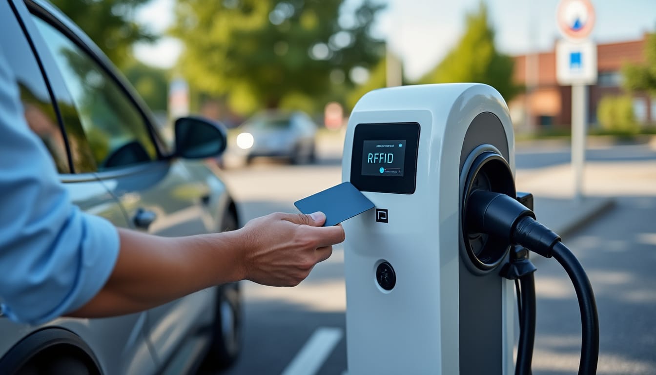 Illustration: Pourquoi utiliser une carte pour accéder aux bornes de recharge électrique ?