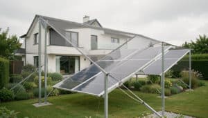 Filet anti-grêle pour protéger les panneaux solaires