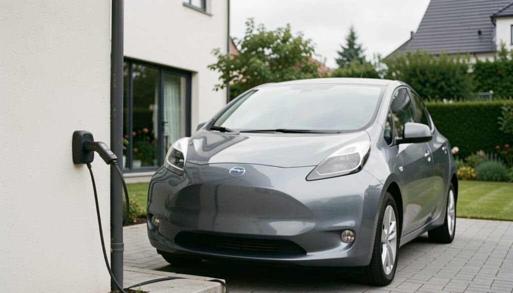 Recharger une voiture électrique sur une prise domestique