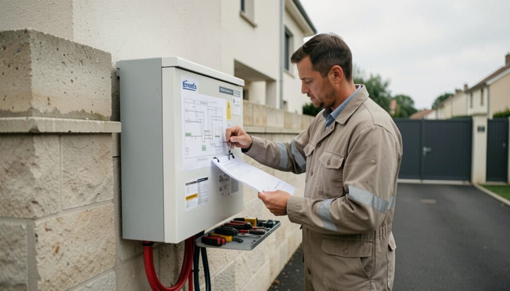 Coffret de branchement Enedis : rôle, pose et coût