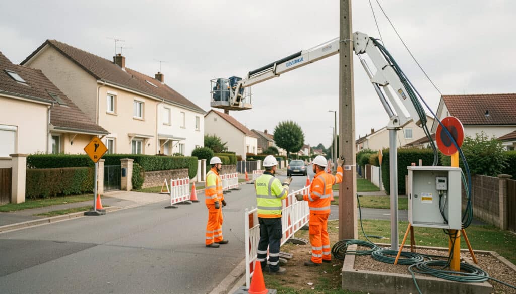 Travaux Enedis en cours : zones touchées et coupures