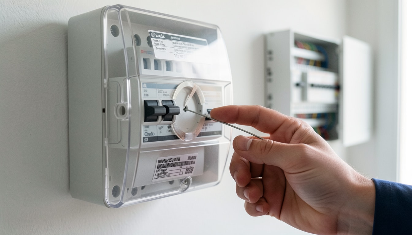 Scellé de compteur Enedis : rôle, risques et démarches