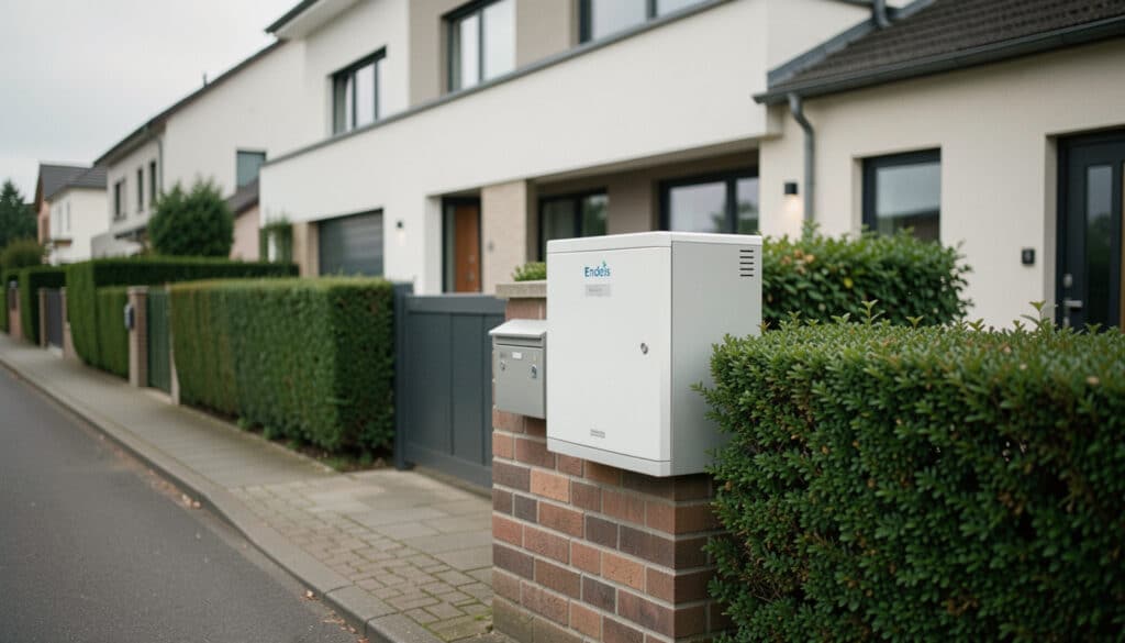 Coffret Enedis d’une maison individuelle : emplacement