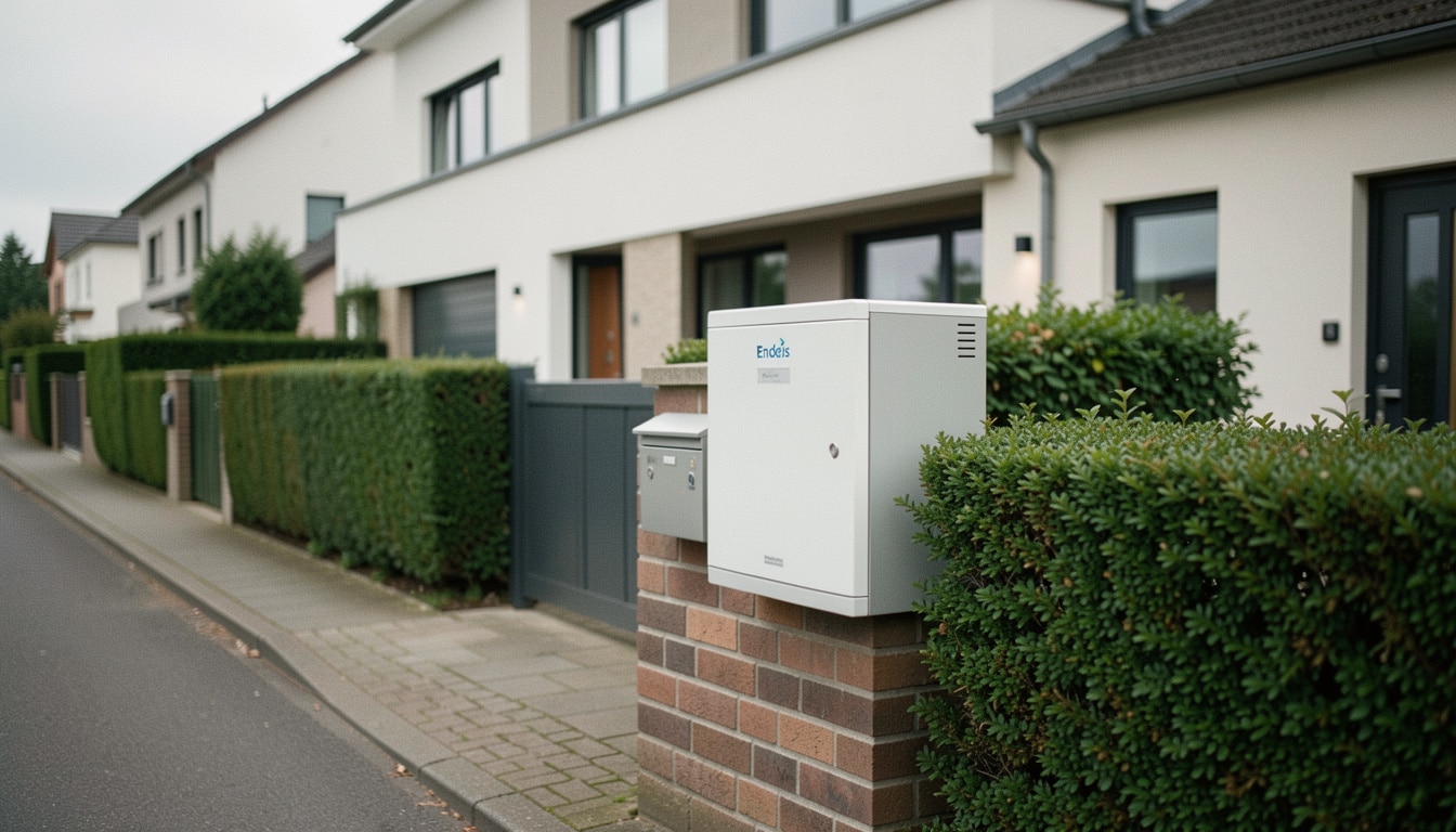 Coffret Enedis d’une maison individuelle : emplacement
